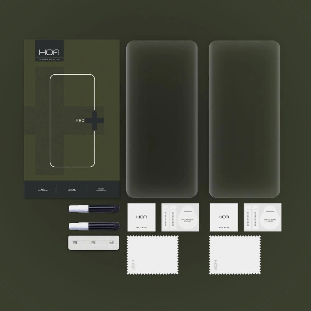 Hofi UV Glass Pro+ Motorola Edge 50 Fusion / Edge 50 Pro 5G Clear [2 PACK] - 4