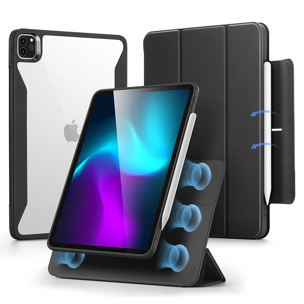 Case ESR Rebound Hybrid Apple iPad Pro 13 (7. Generation) 2024 Schwarz - 1