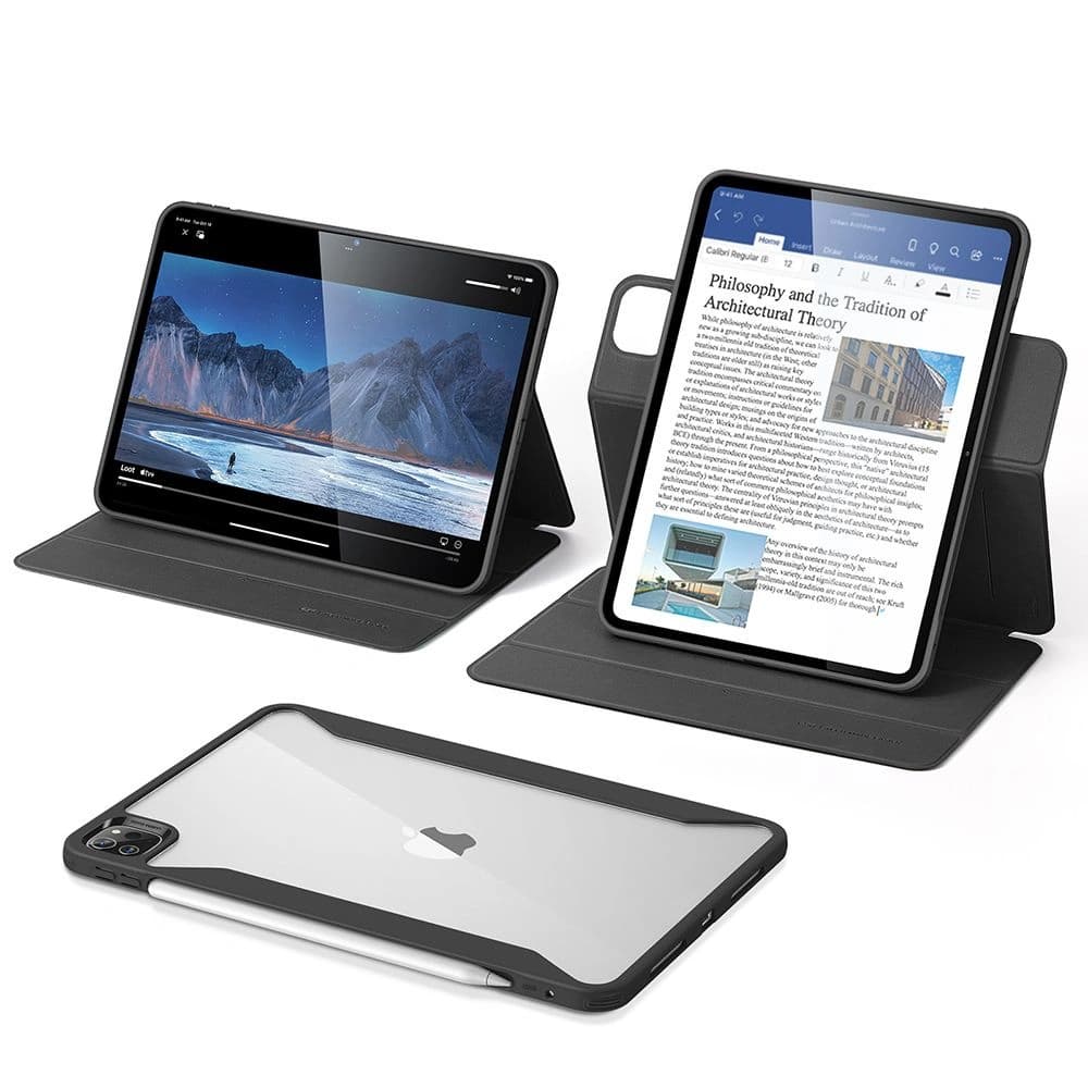 Case ESR Rebound Hybrid Apple iPad Pro 13 (7. Generation) 2024 Schwarz - 2