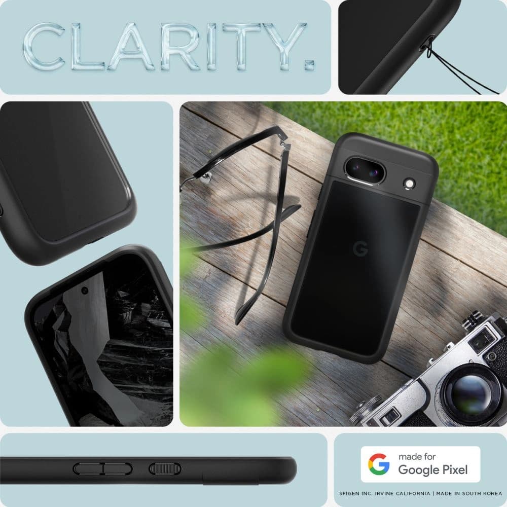 Case Spigen Ultra Hybrid Google Pixel 8a Matt Schwarz - 15