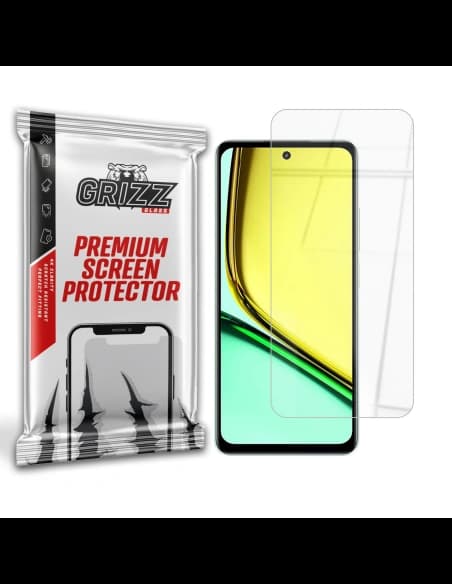 Hybriertes Glas GrizzGlass HybridGlass für Realme 12 Lite