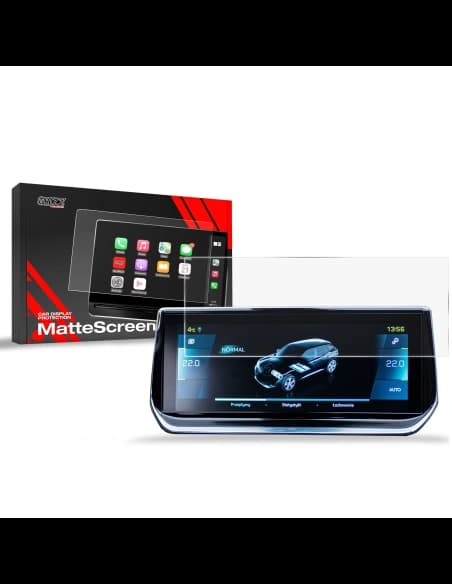 Matte GrizzGlass CarDisplay Protection Peugeot 208 2 10,25" 2024-2025