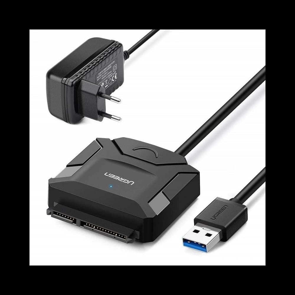 Adaptor USB 3.0 - SATA UGREEN pentru discuri de 2,5'-3,5' - 1