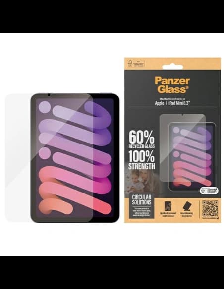 PanzerGlass Ultra-Wide Fit Apple iPad mini 8.3" 2021 (6 gen) / iPad mini 8.3" 2024 7gen Screen Protection