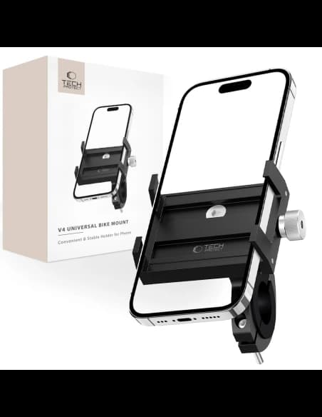 Uchycení na kolo Tech-Protect V4 Univerzální držák na kolo Černý