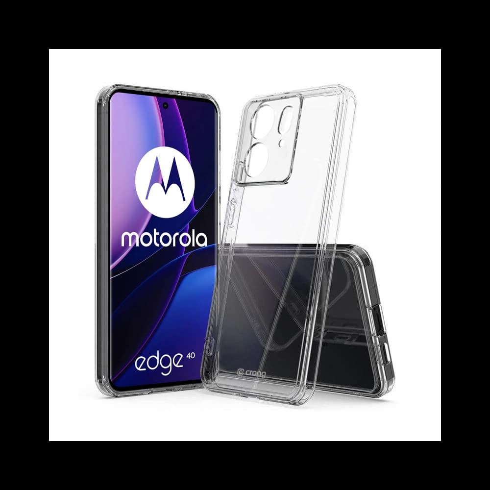 Etui Crong Crystal Shield Cover Motorola Edge 40 transparent - 1