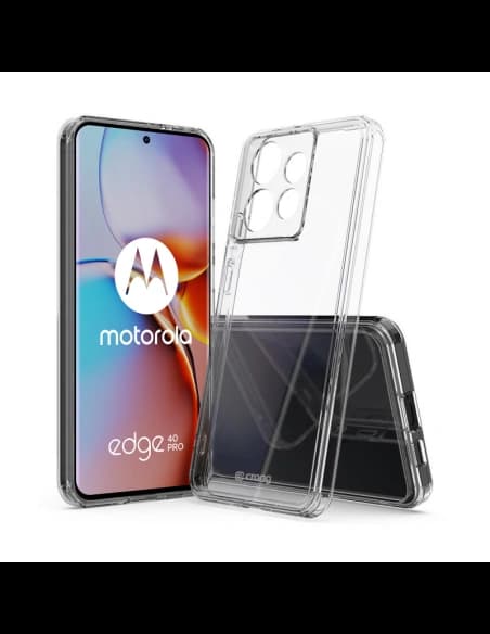 Etui Crong Crystal Shield Kryt Motorola Edge 40 Pro průhledný