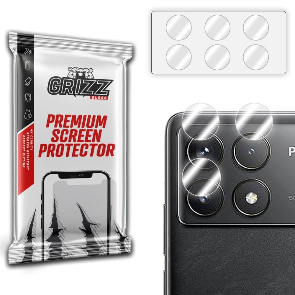 Üveg a GrizzGlass HybridGlass kamerához Xiaomi POCO F6 Pro-hoz - 1