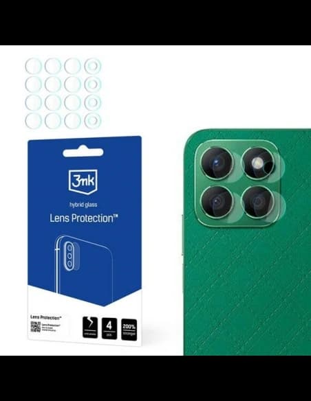 Sticlă hibridă pentru obiectivul aparatului 3MK Lens Protect Honor X8B [4 PACK]