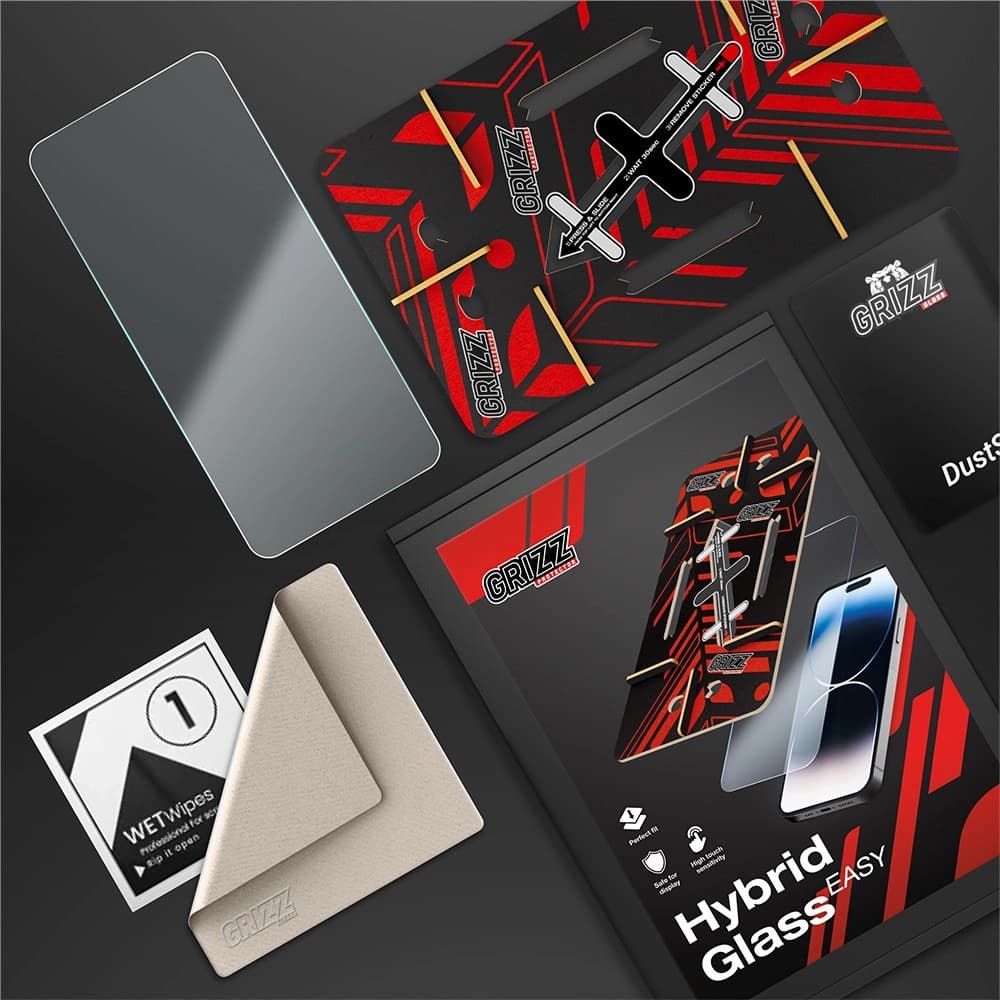 Hibrid üveg GrizzGlass HybridGlass Easy a Xiaomi Redmi 10 2022-hez - 10