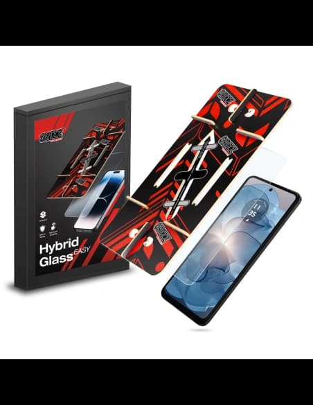 Hibrid üveg GrizzGlass HybridGlass Easy a Motorola Moto G34-hez