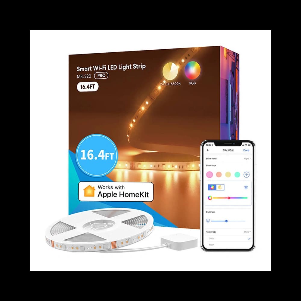 Intelligente RGBWW LED-Leiste Meross MSL320 Wi-Fi 5m (Homekit) - 2