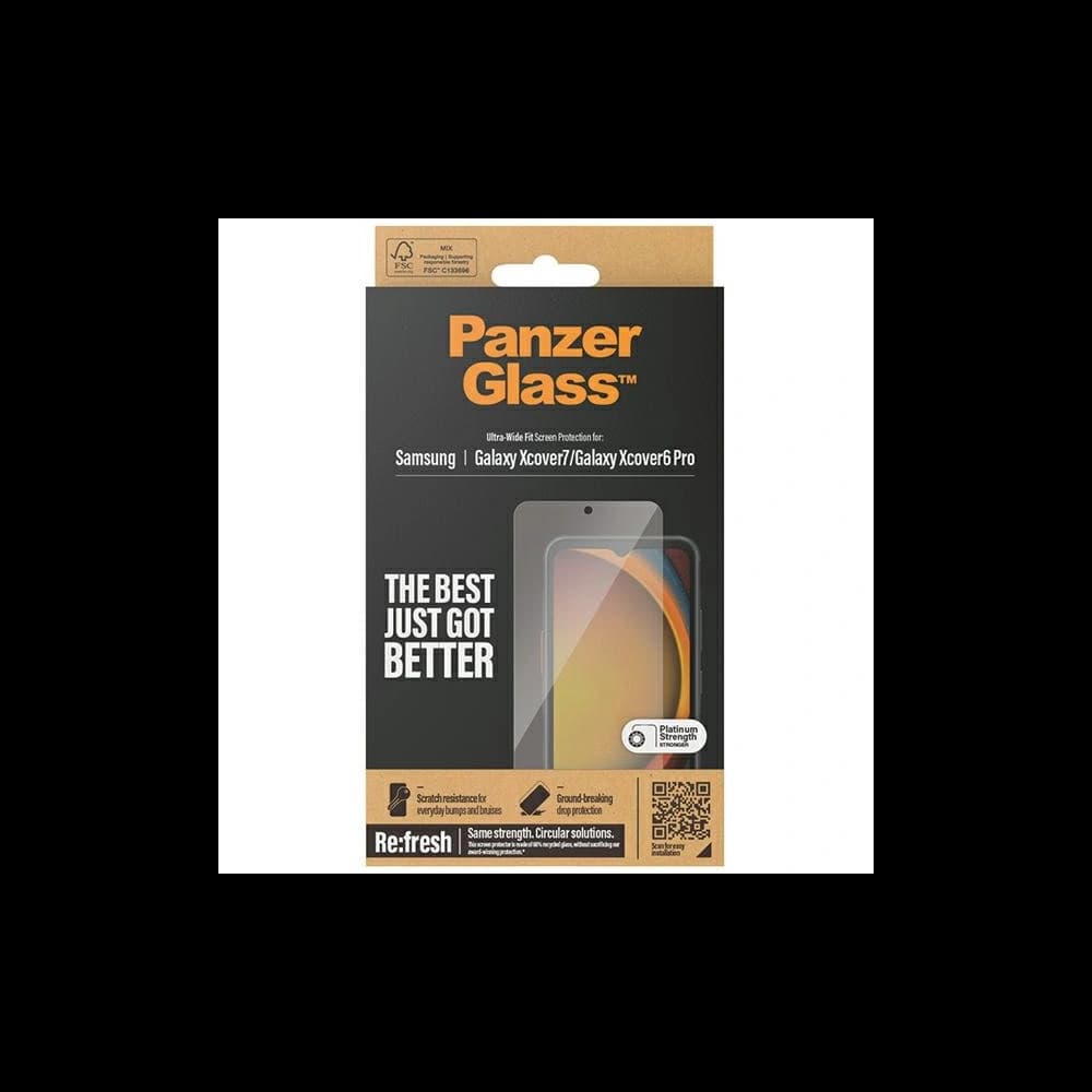 Sticlă securizată PanzerGlass Ultra-Wide Fit Samsung Galaxy Xcover 7 / Xcover 6 Pro - 4