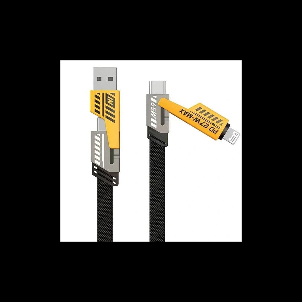 Kabel 4w1 AWEI CL-226 USB-C / Lightning schwarz - 1
