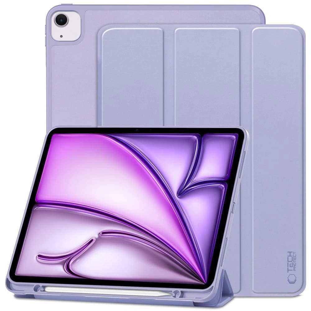 Etui Tech-Protect SmartCase Pen Apple iPad Air 13" 2024 (a 6-a generație) Violet - 1
