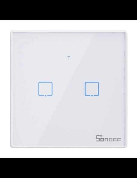 Berührungsschalter Sonoff T2 EU WiFi + RF 433 TX (2-Kanal) neue Version