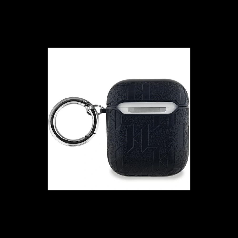 Etui Karl Lagerfeld KLA2PGKCPK Apple AirPods 1/2 kryt Monogram Karl & Choupette Hlavy černý/black - 2
