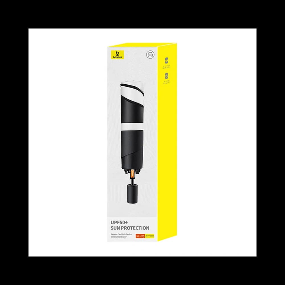 Osavenă de soare pentru mașină Baseus CoolRide cu două straturi, neagră - 7