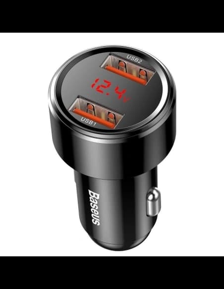 Automobilní nabíječka Baseus Magic 2x USB QC 3.0 45W (černá)