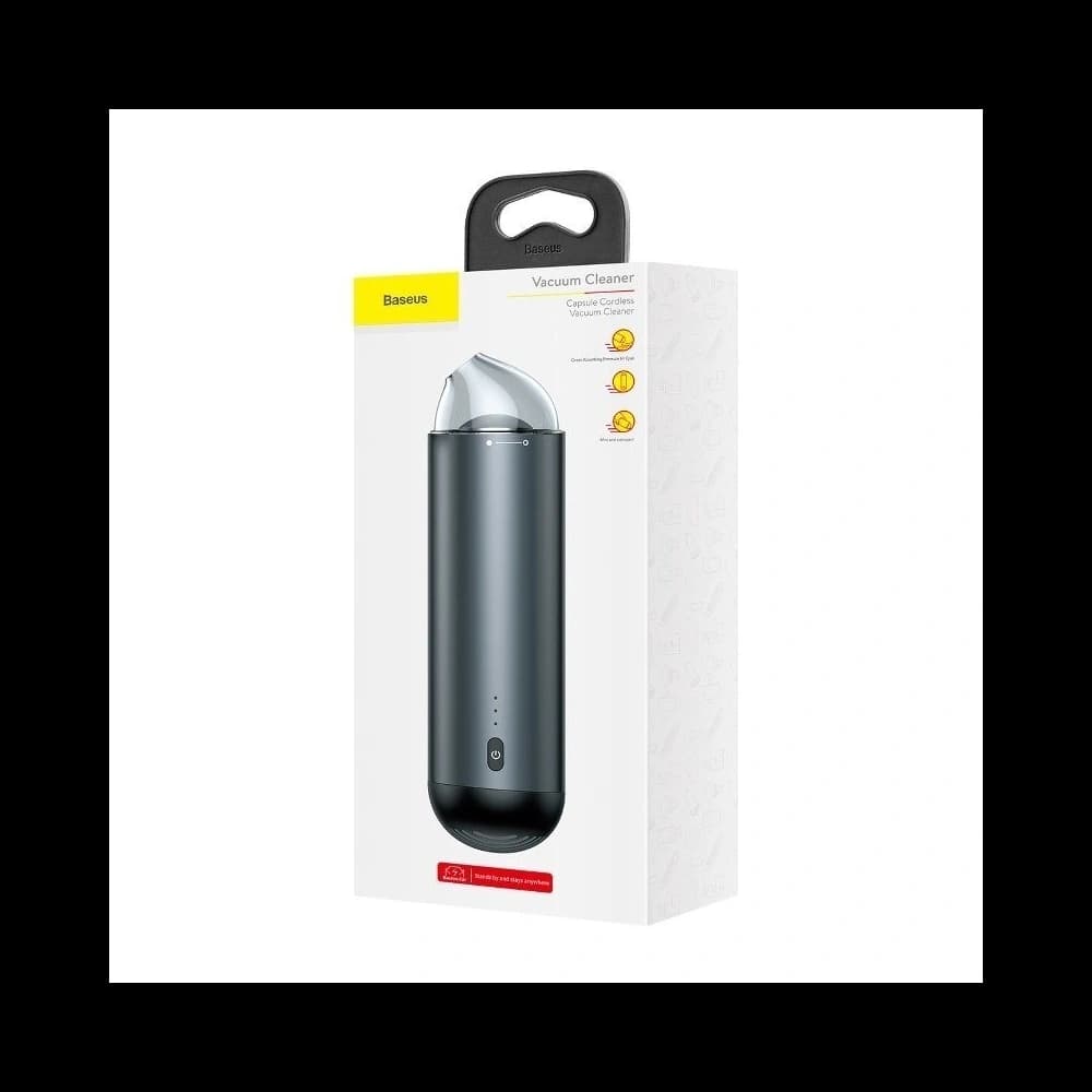 Aspirator auto wireless Baseus Capsule 65W (negru) - 6