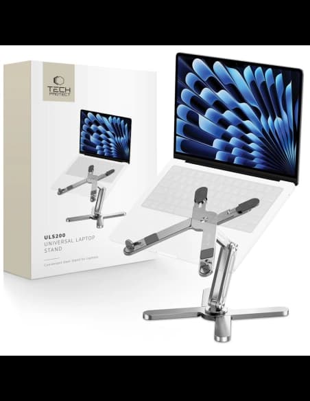 Podstawka Tech-Protect ULS200 Suport Universal pentru Laptop Argintiu