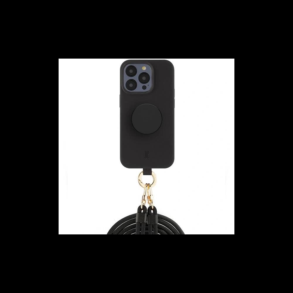 Etui Just Elegance PopGrip Apple iPhone 15 Pro negru/black - 1