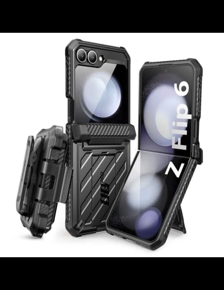 Etui Supcase Unicorn Beetle Pro Samsung Galaxy Z Flip 6 / 7 FE Fekete