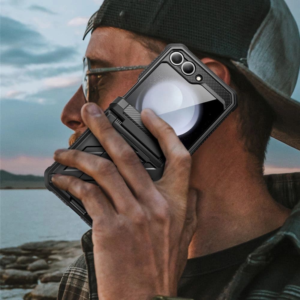 Etui Supcase Unicorn Beetle Pro Samsung Galaxy Z Flip 6 / 7 FE Negru - 6