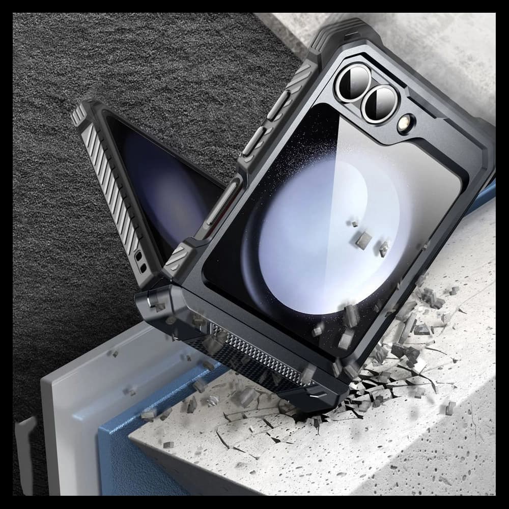 Etui Supcase IBLSN ArmorBox Samsung Galaxy Z Flip 6 / 7 FE Fekete - 2