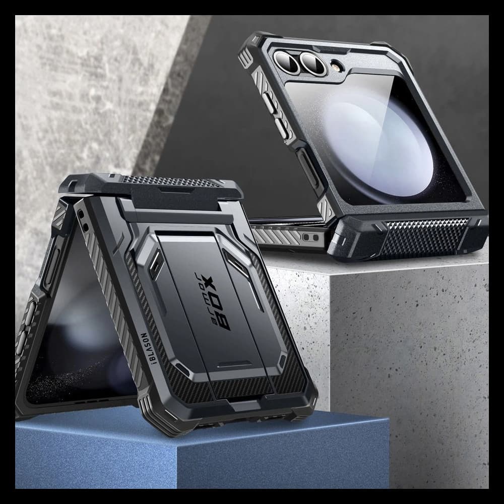Etui Supcase IBLSN ArmorBox Samsung Galaxy Z Flip 6 / 7 FE Fekete - 5