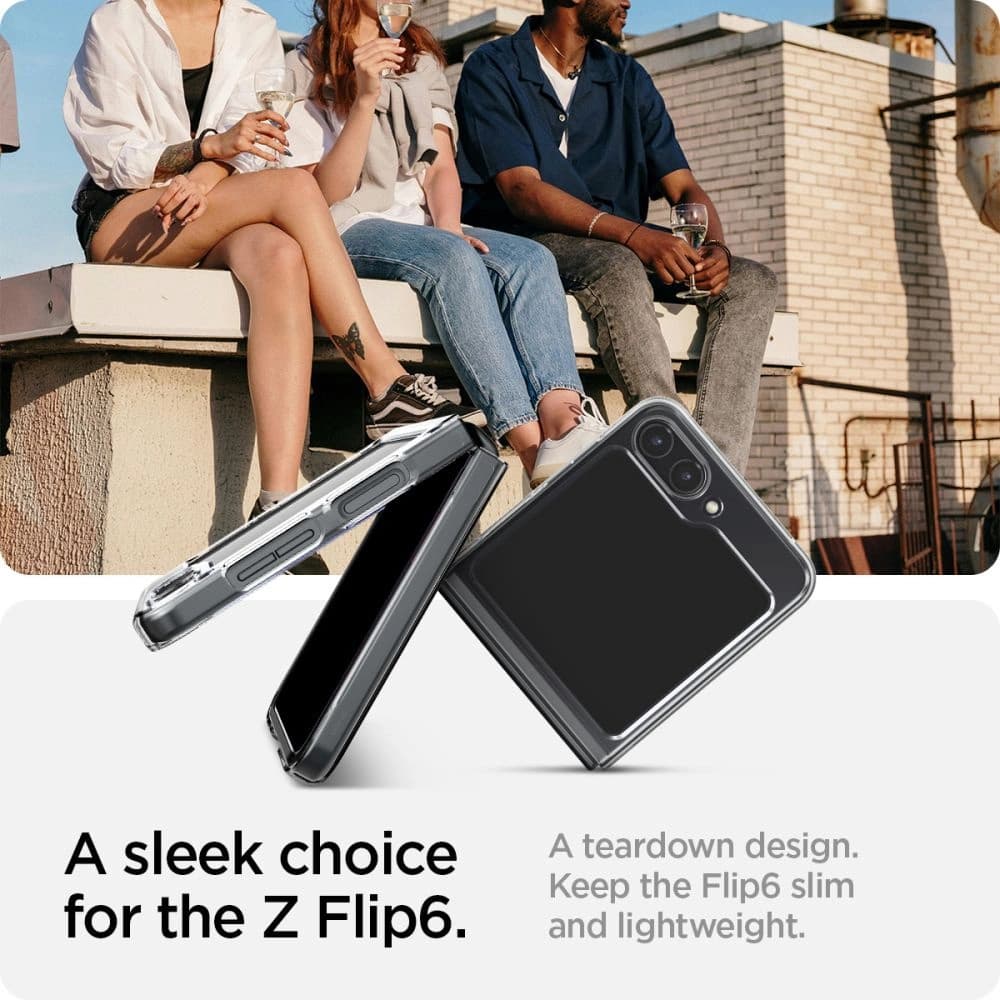 Etui Spigen Airskin Samsung Galaxy Z Flip 6 / 7 FE Átlátszó - 13