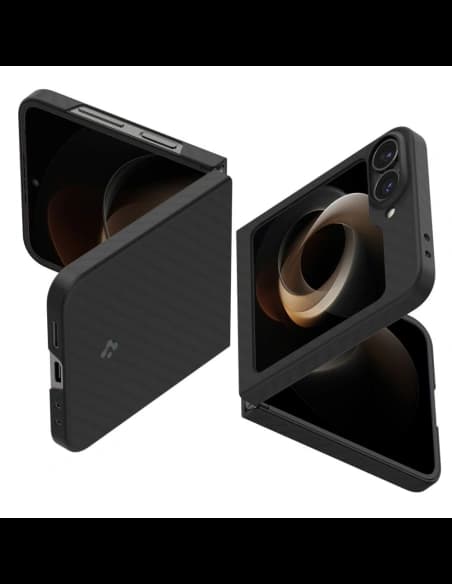 Case Spigen Airskin Samsung Galaxy Z Flip 6 / 7 FE Aramid Schwarz