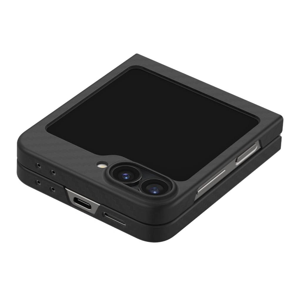 Etui Spigen Airskin Samsung Galaxy Z Flip 6 / 7 FE Aramid Black - 5