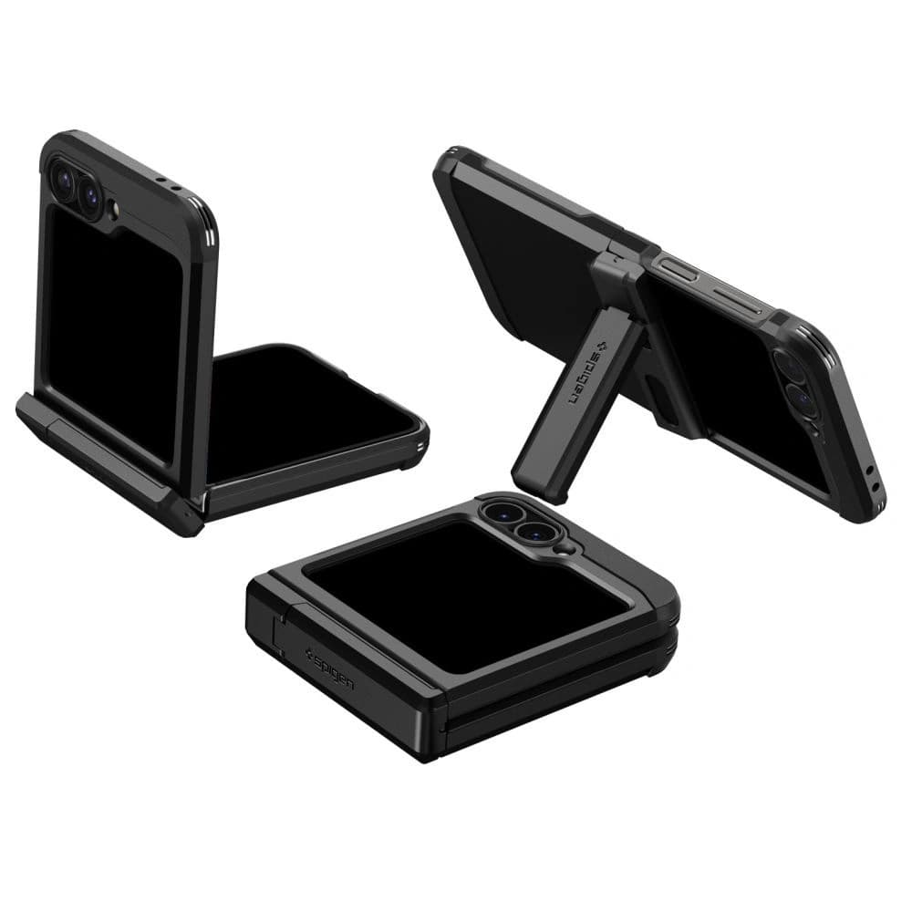 Case Spigen Tough Armor Pro Samsung Galaxy Z Flip 6 / 7 FE Schwarz - 4