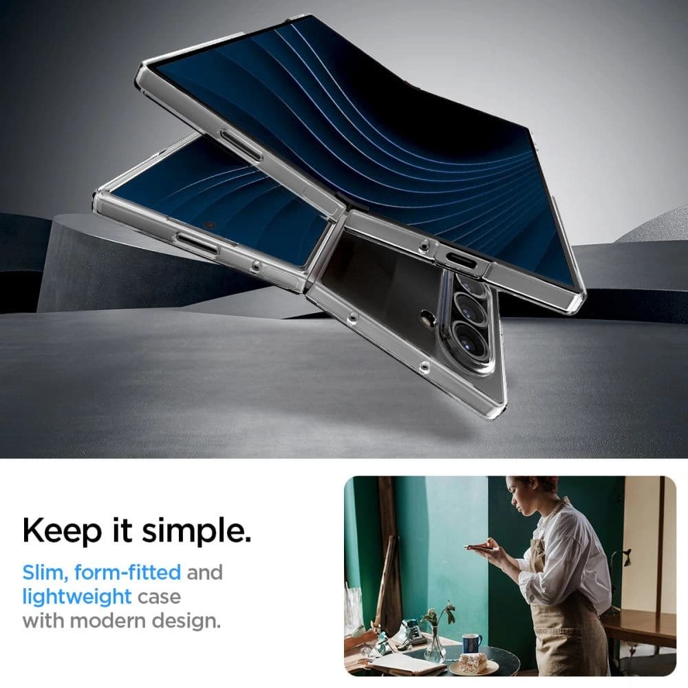 Etui Spigen Airskin Samsung Galaxy Z Fold 6 Crystal Clear - 11