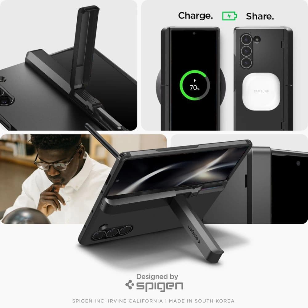 Spigen Tough Armor Pro Pen Samsung Galaxy Z Fold 6 Black - 13
