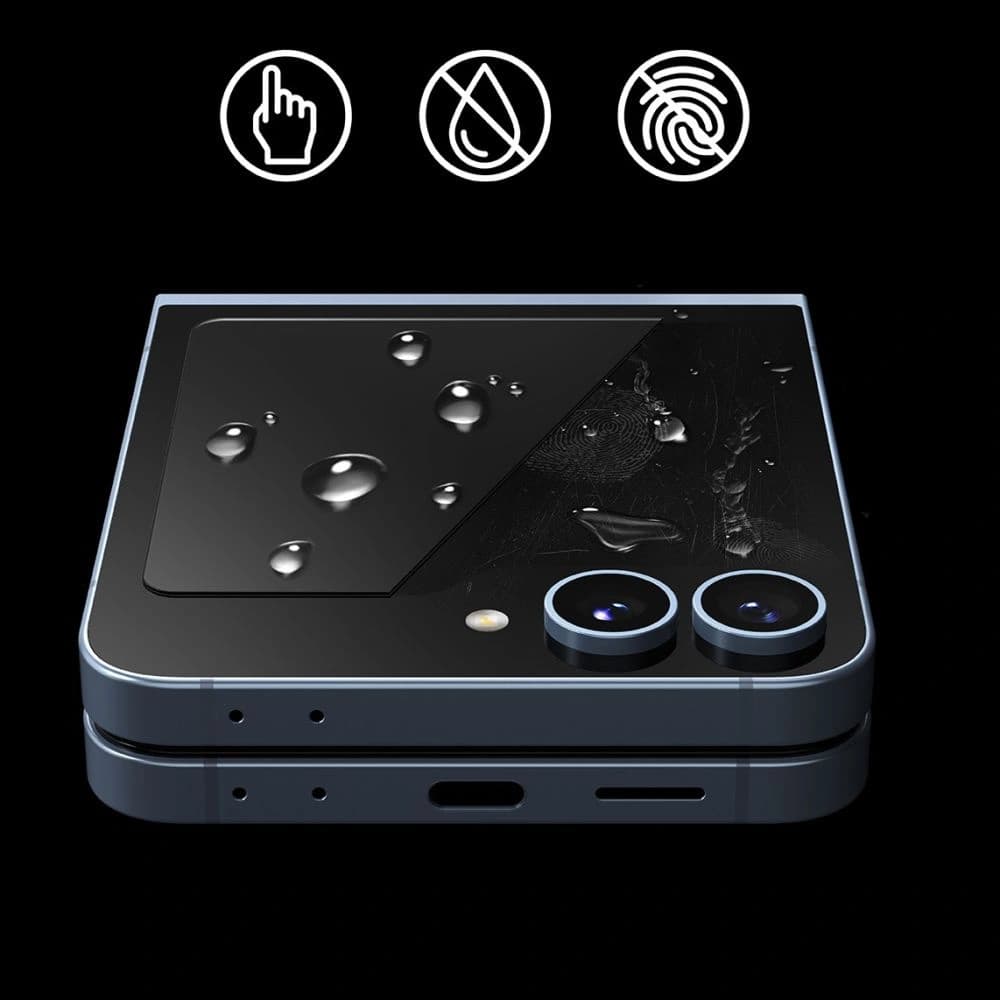 Gehärtetes Glas für den Außenschirm Ringke Cover Display Samsung Galaxy Z Flip 6 / 7 FE Clear [2 PACK] - 8