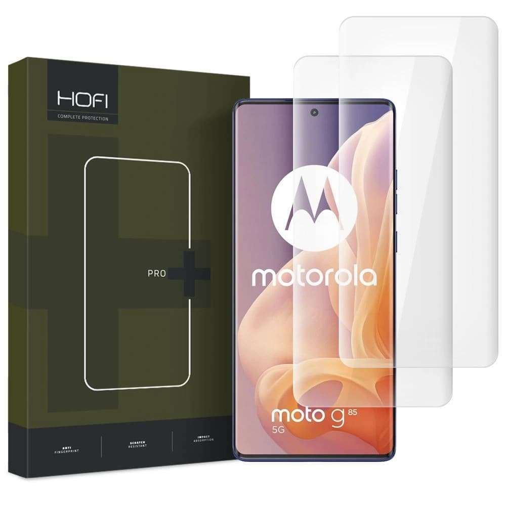 Sticlă călită Hofi UV Glass Pro+ Motorola Moto G85 5G Clear [2 PACK] - 1