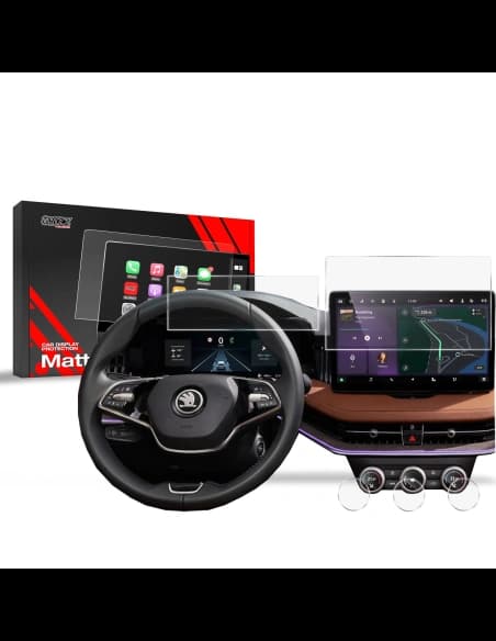 Matte GrizzGlass CarDisplay Protection Skoda Superb 4 10" 2024-2025 [5in1]