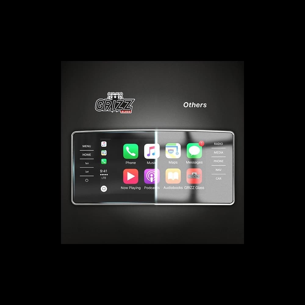 Matte GrizzGlass CarDisplay Protection Skoda Superb 4 10" 2024-2025 [5in1] - 2