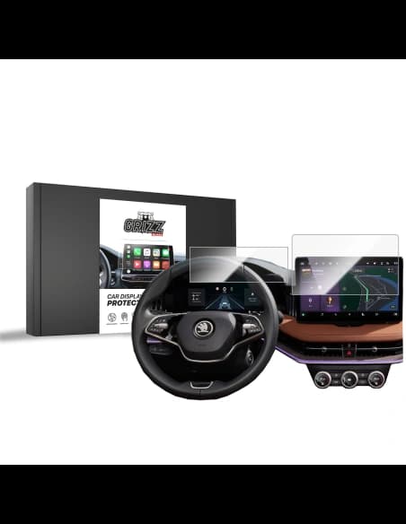 Ceramic GrizzGlass CarDisplay Protection Skoda Kodiaq 2 10" 2024-2025 [2in1]