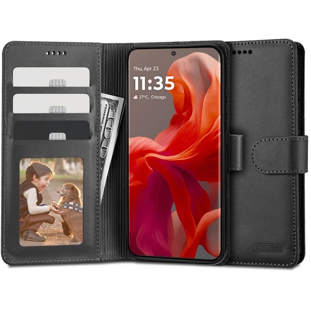 Tech-Protect Wallet Motorola Moto G85 5G Black - 1