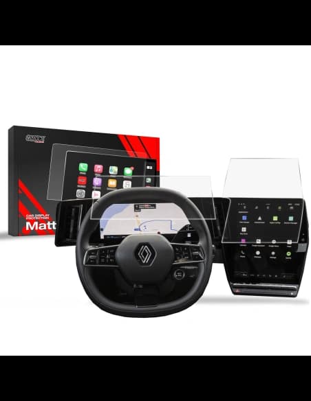 Matte GrizzGlass CarDisplay Protection Renault Rafale 12" 2024-2025 [2in1]