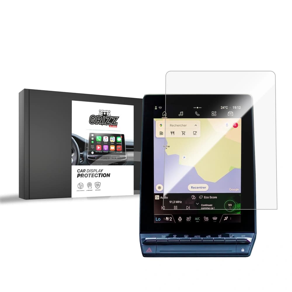 Ceramic GrizzGlass CarDisplay Protection Renault Captur 10,4" 2024-2025 - 1