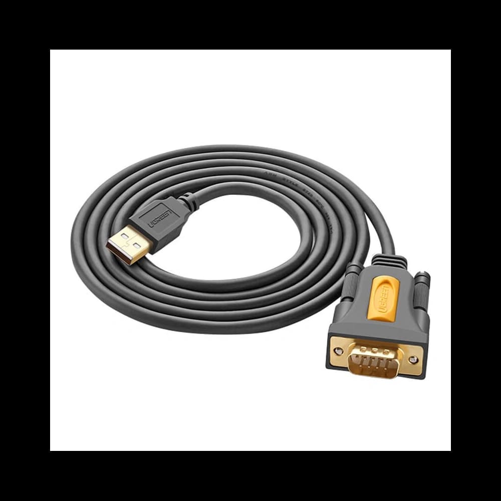 UGREEN CR104 USB-A a DB9 RS-232 kábel, 2m fekete - 2