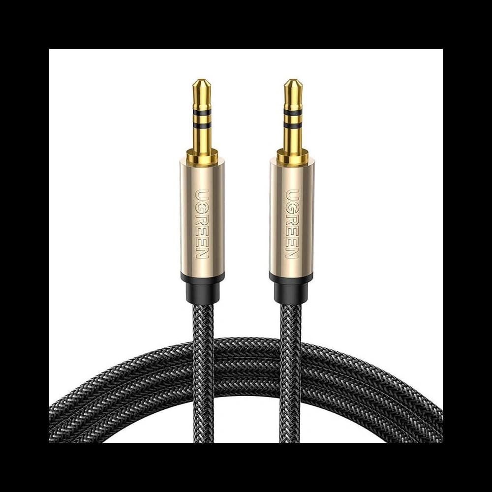 UGREEN AV125 AUX mini jack 3.5mm aranyozott, 3m (szürke) - 1