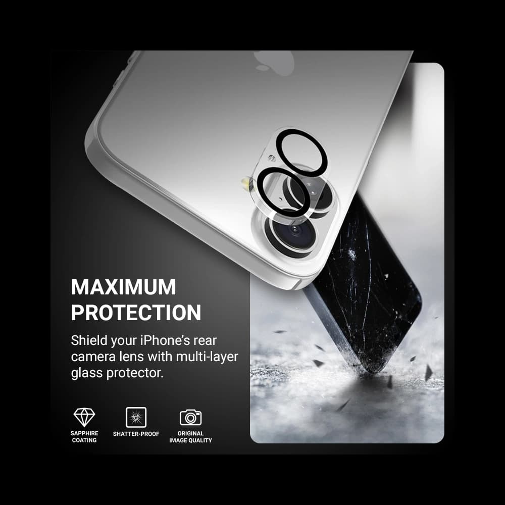 Crong Lens Shield Apple iPhone 16 / 16 Plus - 4