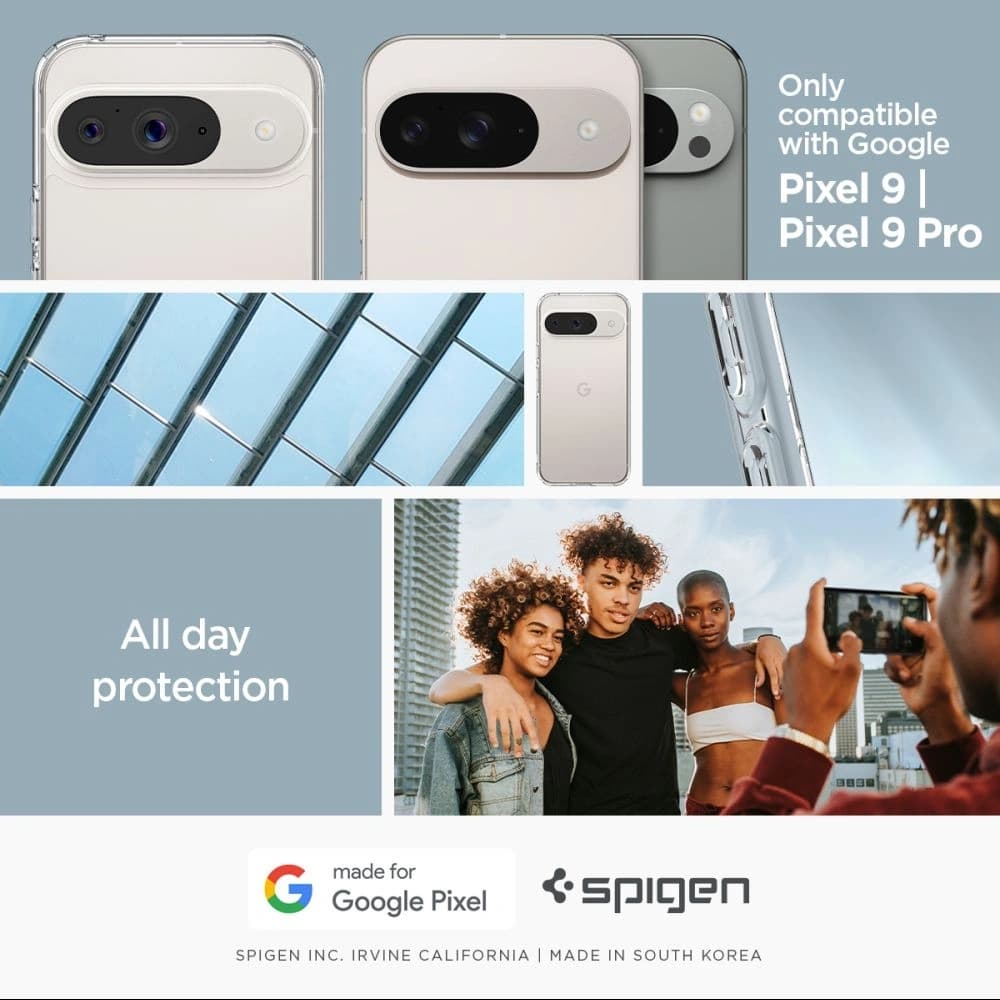 Etui Spigen Ultra Hybrid Google Pixel 9 / 9 Pro Crystal Clear - 15