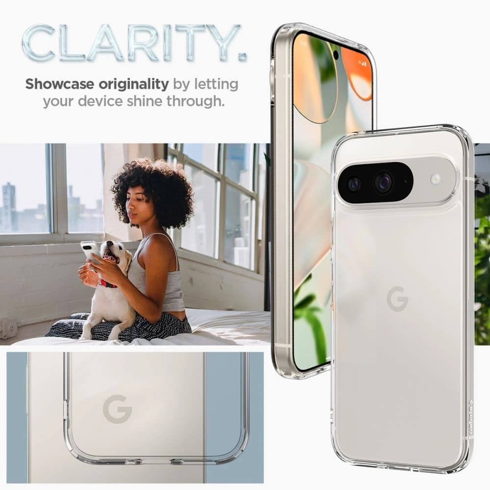 Etui Spigen Ultra Hybrid Google Pixel 9 / 9 Pro Crystal Clear - 16