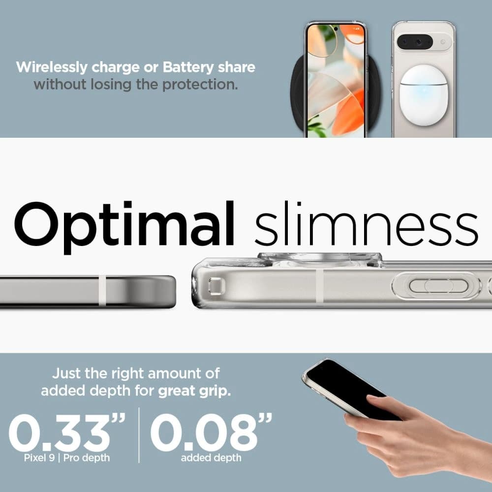 Etui Spigen Ultra Hybrid Google Pixel 9 / 9 Pro Crystal Clear - 19